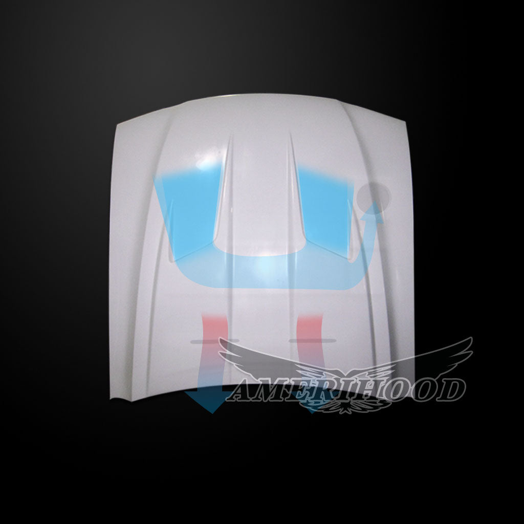 Ford Mustang 1994-1998 Type-3 Style Functional Heat Extraction Ram Air Hood